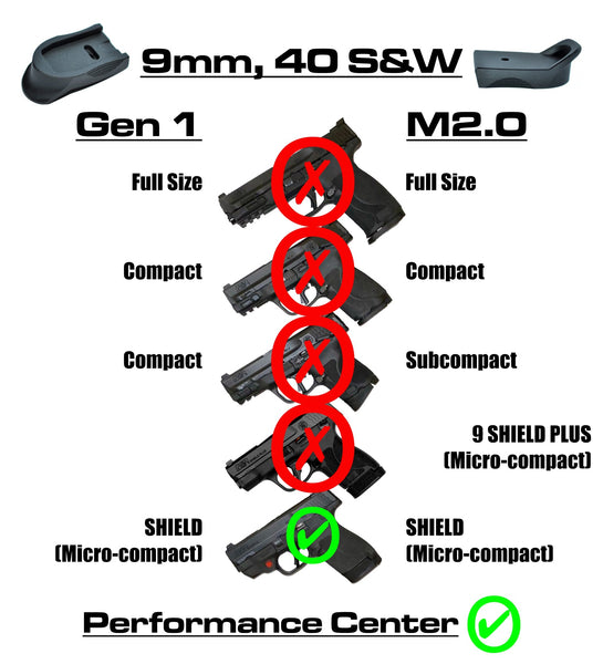 Mag Base Plate For M&p9 40 Shield - Blank 